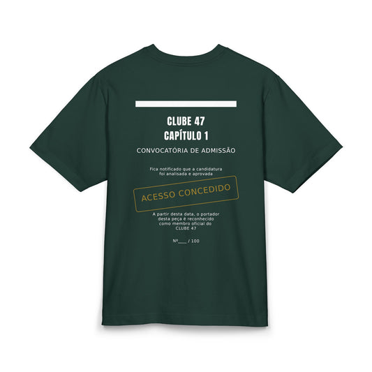 T-Shirt — Clube 47 Capítulo 1 'Acesso Concedido' Green