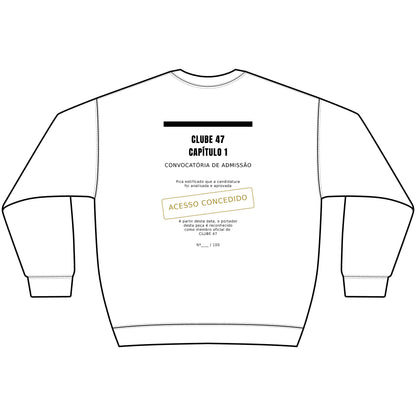 Sweatshirt — Clube 47 'Acesso Concedido'