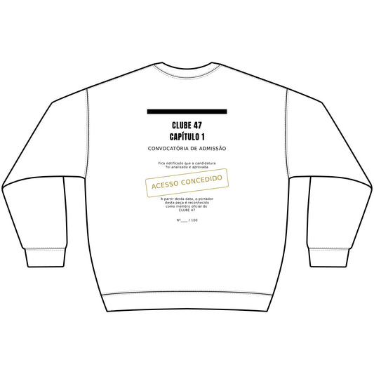 Sweatshirt — Clube 47 'Acesso Concedido'
