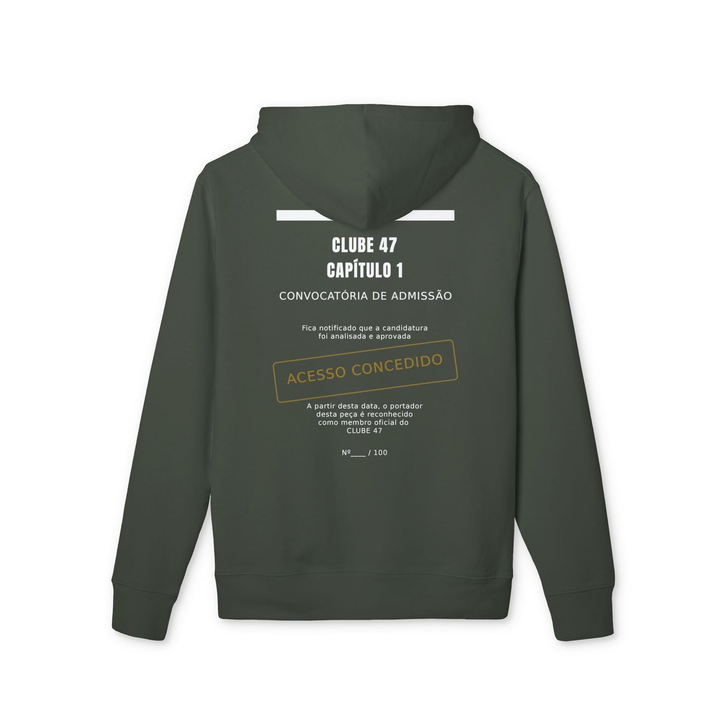 Hoodie — Clube 47 'Acesso Concedido' Green