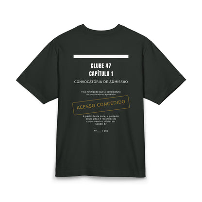 T-Shirt — Clube 47 Capítulo 1 'Acesso Concedido' Black