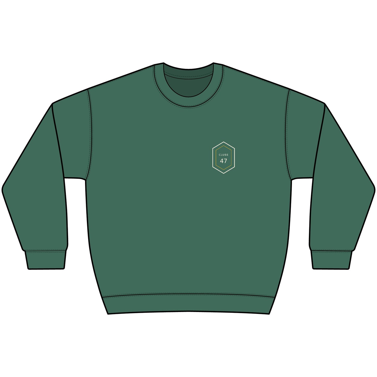 Sweatshirt — Clube 47 'Acesso Concedido' Green